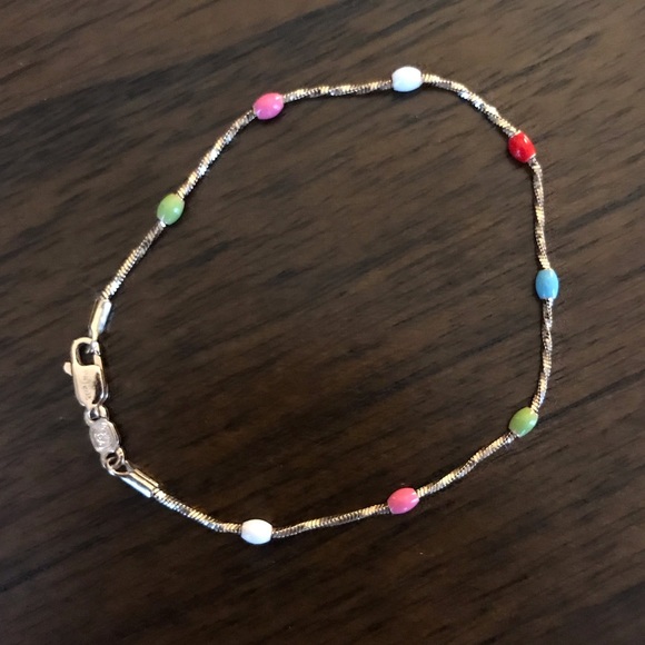 💘NOT AVAILABLE💘 Gold Tone Bracelet w Multicoloured Details - Picture 3 of 6